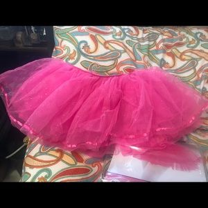 hot pink shimmer tutu